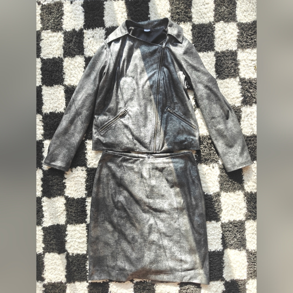 Hurry !!Store Close in a Week!! JOCKEY JACKET AND SKIRT SET